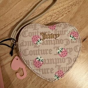 Juicy Couture Sandstone Heart Coin Purse